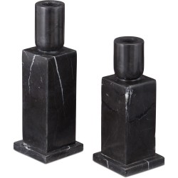Currey Lithos Candle Holders 1200-0952