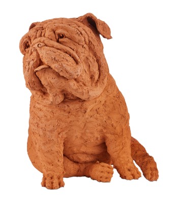 Currey Leonard Churchill the Bulldog Sculpture 1200-0960