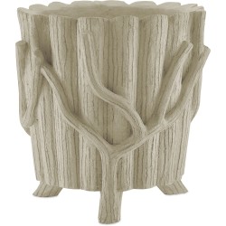 Currey Faux Bois Planter 2200-0002