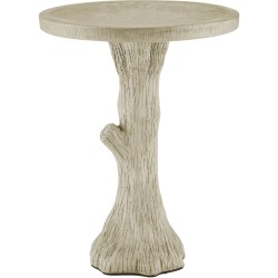 Currey Faux Bois Bird Bath 2200-0044
