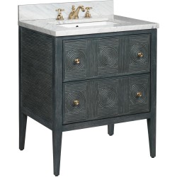Currey Santos Vanity with Undermount Sink 3800-0009