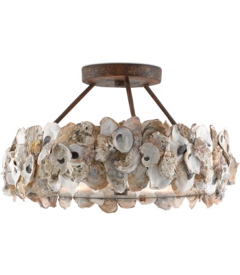 Currey Oyster Semi-Flush Mount 9000-0265