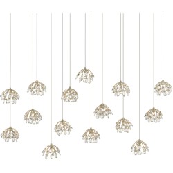 Currey Crystal Bud Multi-Drop Pendant 9000-0671