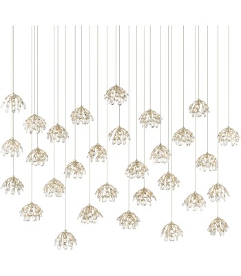 Currey Crystal Bud Multi-Drop Pendant 9000-0672
