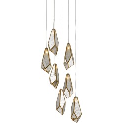 Currey Glace Multi-Drop Pendant 9000-0704