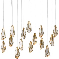 Currey Glace Multi-Drop Pendant 9000-0706