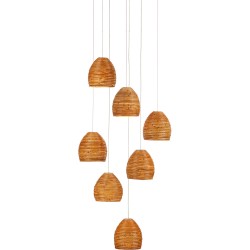 Currey Beehive Multi-Drop Pendant 9000-1000