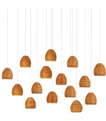 Currey Beehive Multi-Drop Pendant 9000-1002