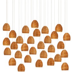 Currey Beehive Multi-Drop Pendant 9000-1003