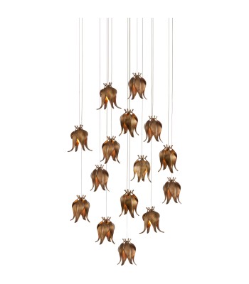 Currey Iota Multi-Drop Pendant 9000-1022