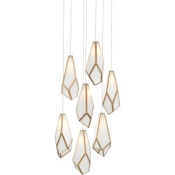 Currey Glace Multi-Drop Pendant 9000-1035