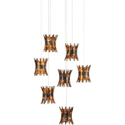 Currey Alsop Multi-Drop Pendant 9000-1042