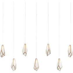 Currey Glace Multi-Drop Pendant 9000-1072