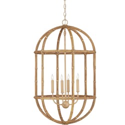 Currey Charrette Lantern Chandelier 9000-1246