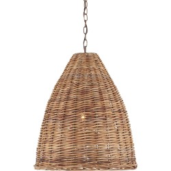 Currey Basket Pendant 9845