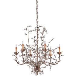 Currey Crystal Bud Chandelier 9882