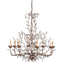 Currey Crystal Bud Chandelier 9884