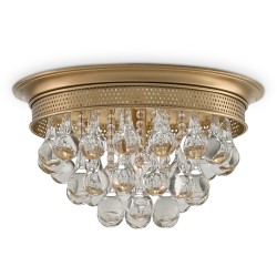 Currey Worthing Flush Mount 9999-0002
