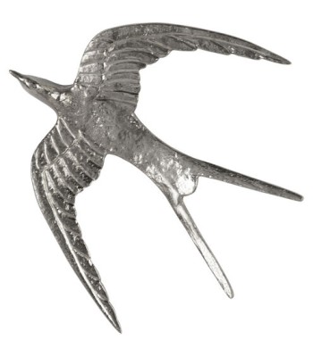 John Richard Set of Three Nickel Birds in Flight Wall Decor GBG-2791S3