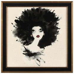 John Richard Bridget Davies The Feather Hat Giclee GBG-2827