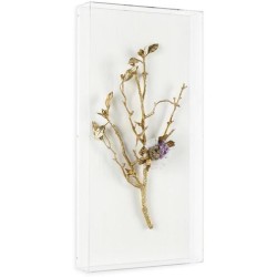 John Richard Gold Calcite Shadowbox GBG-2863B