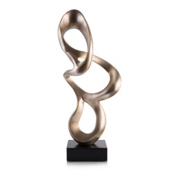 John Richard Ripple In Warm Silver Sculpture JRA-10098