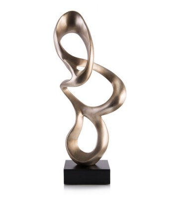 John Richard Ripple In Warm Silver Sculpture JRA-10098