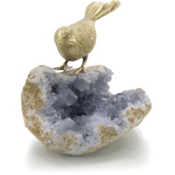 John Richard Bird On Celestite Decorative Object JRA-11625