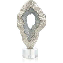 John Richard FLUCTUATING BLUE GEODE Sculpture JRA-14208