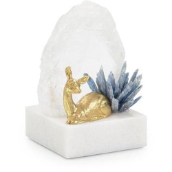 John Richard Fawn's Repose Sculpture on Marble III Sculpture JRA-14683