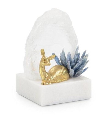 John Richard Fawn's Repose Sculpture on Marble III Sculpture JRA-14683