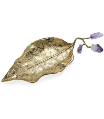 John Richard Budding Amethyst Leaf Tray JRA-14977