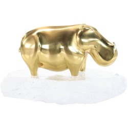 John Richard Brass Hippo Sculpture JRA-14994