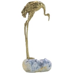 John Richard Brass Crane Sculpture JRA-14996