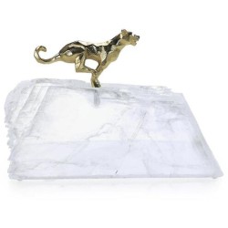 John Richard Sprinting Brass Panther Sculpture JRA-15004