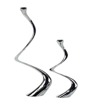 John Richard Silver Spiral Candleholders JRA-15073S2