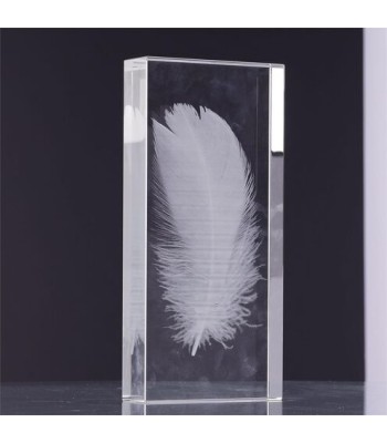 John Richard Crystal-Encased Feathers Decorative Accent JRA-15078