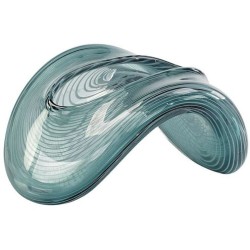 John Richard Striped Glass Arch Decorative Accent JRA-15293