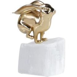 John Richard Brass Bunny Sculpture JRA-15546