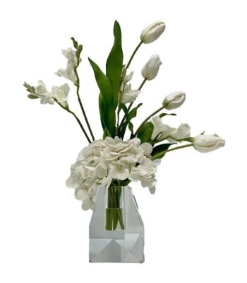 John Richard Snow White Blossoms Botanical/Floral JRB-5602W