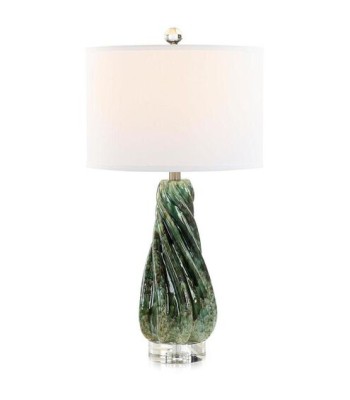 John Richard Emerald Spiral Table Lamp JRL-10910