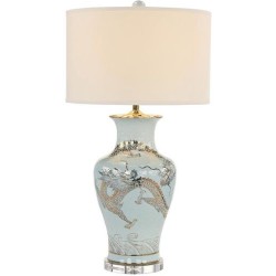 John Richard Dueling Dragons Table Lamp JRL-11110