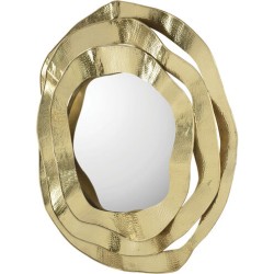 John Richard Ripple Brass Wall Mirror JRM-1099