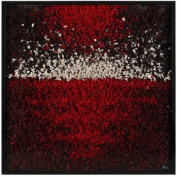 John Richard Ruan Wei's Crimson Horizon Abstract Art JRO-3319