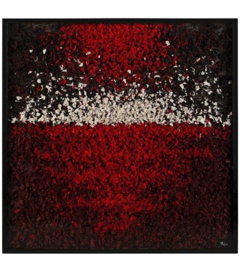 John Richard Ruan Wei's Crimson Horizon Abstract Art JRO-3319