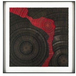 John Richard He Hongbin's Crimson Rift Oils and Art JRO-3415