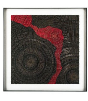 John Richard He Hongbin's Crimson Rift Oils and Art JRO-3415