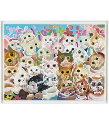 John Richard Teng Fei's Feline Friends Oils and Art JRO-3426