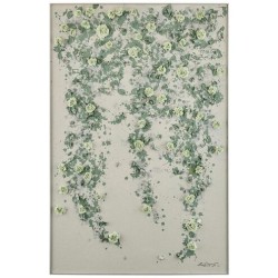 John Richard LM Zhou's Hanging Rose Garden Oils and Art JRO-3441