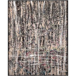 John Richard LM Zhou's Traces in Monochrome Oils and Art JRO-3447